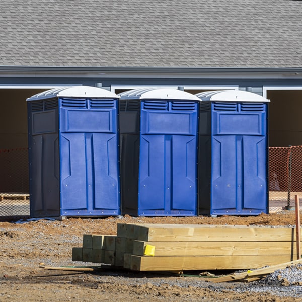 are there any restrictions on what items can be disposed of in the porta potties in Dunnsville